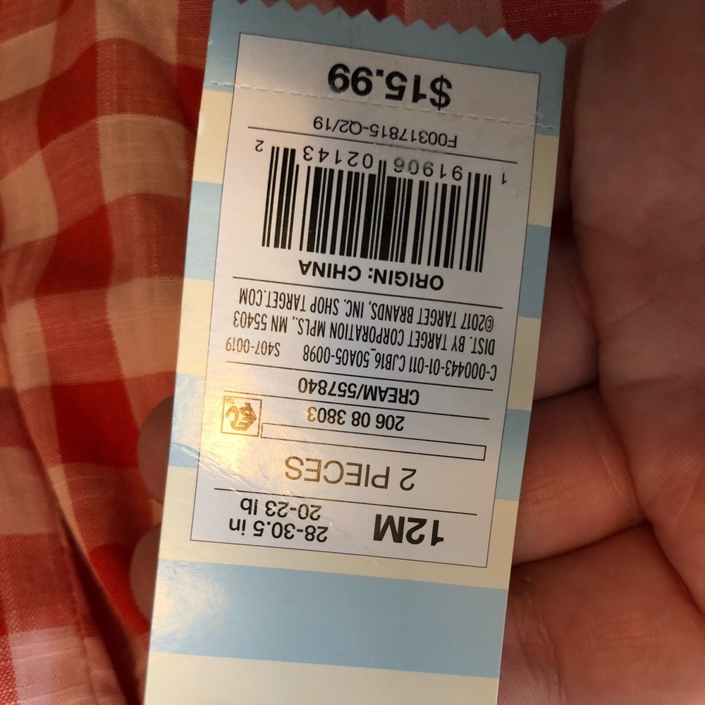 NWT Fall Overall Set - Picture 3 of 3